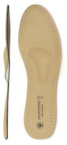 Стельки ортопедические, бескаркасные, кожа., Lum100
