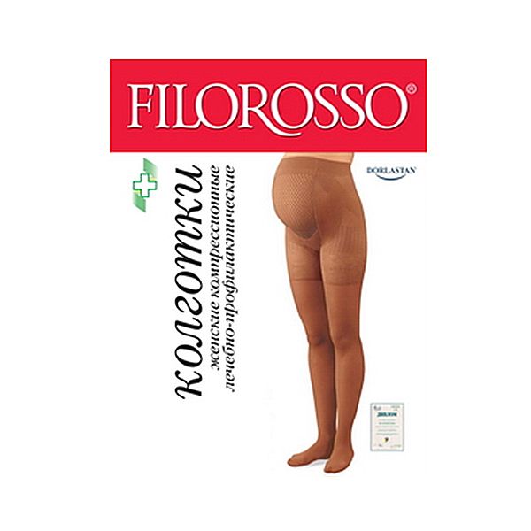 Filorosso Колготки компр. леч.-проф. д/ беременных "LUX" 40 den